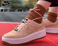 NIKE WMNS AF1 SAGE LOW bio beige/bio beige-black ar5339-203 ナイキ ウィメンズ エアフォース 1 セイジ レディース スニーカー ガールズ スエード