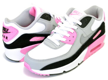 NIKE AIR MAX 90 LTR (GS) white/particle grey cd6864-104 ナイキ エアマックス 90 レザー ガールズ ピンク レディース スニーカー キッズ AM90 30th ANNIVERSARY 30周年