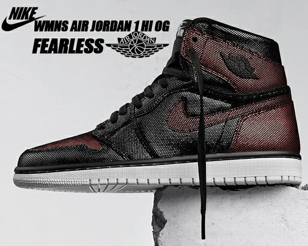 NIKE WMNS AIR JORDAN 1 HI OG FEARLESS black/black-metallic rose gold cu6690-006 ナイキ ウィメンズ エアジョーダン 1 ハイ OG AJ1 フィアレス スニーカー