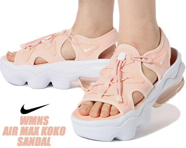 NIKE WMNS AIR MAX KOKO SANDAL washed coral/white-guava ice ci8798-600 ナイキ ウィメンズ エアマックス ココ サンダル レディース スニーカー サンダル スポーツ 厚底 ピンク