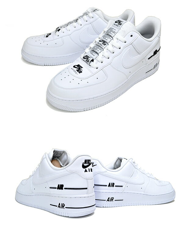 NIKE AIR FORCE 1 07 LV8 3 white/wht-black cj1379-100 ナイキ エアフォース 1 07 LV8 3 スニーカー AF1 ホワイト