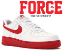 NIKE AIR FORCE 1 07 white/university red-white ck7663-102 iCL GA tH[X 1 07 Xj[J[ AF1 zCg bh 