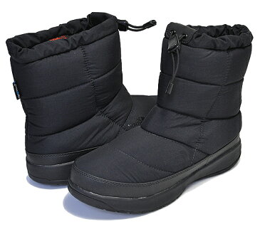 THE NORTH FACE W NUPTSE BOOTIE WP VII BLACK nfw51975-kk ノースフェイス ウィメンズ ヌプシブーツ 7 ウォータープルーフ ブラック TNF BLACK 7 レディース ショート ブーツ 撥水