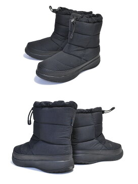 THE NORTH FACE W NUPTSE BOOTIE WP VII BLACK nfw51975-kk ノースフェイス ウィメンズ ヌプシブーツ 7 ウォータープルーフ ブラック TNF BLACK 7 レディース ショート ブーツ 撥水