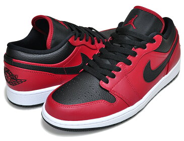NIKE AIR JORDAN 1 LOW gym red/black-white banned BRED 553558-605 ナイキ エアジョーダン 1 ロー スニーカー AJ1 ジムレッド ブラック ホワイト