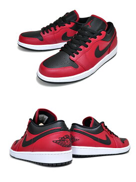 NIKE AIR JORDAN 1 LOW gym red/black-white banned BRED 553558-605 ナイキ エアジョーダン 1 ロー スニーカー AJ1 ジムレッド ブラック ホワイト