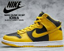 NIKE DUNK HI SP IOWA black/varsity maize cz8149-002 ナイキ ダンク ハイ SP スニーカー アイオワ ブラック バーシティメイズ 黒黄 Wu