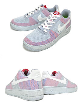 NIKE AF1 CRATER FLYKNIT (GS) wolf grey/white-pure platinum dh3375-002 ナイキ エアフォース 1 クレーター フライニット ガールズ スニーカー レディース MOVE TO ZERO 軽量 リサイクル素材