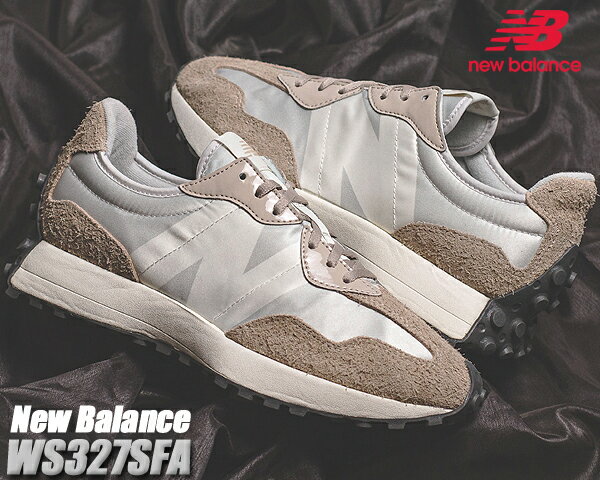 NEW BALANCE WS327SFA WHITE BIRCH ニューバランス ウィメンズ 327 レディース スニーカー ベージュ グレー ホワイト