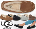 UGG WOMENS ANSLEY W/1106878 CHESTNUT BLACK アグ ウィメンズ アンスレー モカシン ローファー レディース ムートン スリッポン 靴 ドライビングモカシン ブラック チェスナット