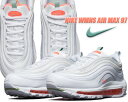 NIKE WMNS AIR MAX 97 white/bright mango dh5723-100 ナイキ ウィメンズ エアマックス 97 スニーカー ホワイト ブライトマンゴー AM97