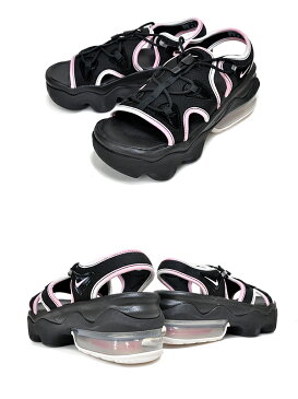 NIKE WMNS AIR MAX KOKO SANDAL black/pink glaze-sail-black dm6187-010 ナイキ ウィメンズ エアマックス ココ サンダル レディース スニーカー サンダル スポーツ 厚底 ブラック ピンク