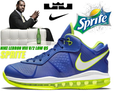 NIKE LEBRON VIII V/3 LOW QS SPRITE teasure blue/white-black dn1581-400 ナイキ レブロン 8 V/2 ロー スプライト トレジャー ブルー スニーカー ローカット クイックストライク バッシュ