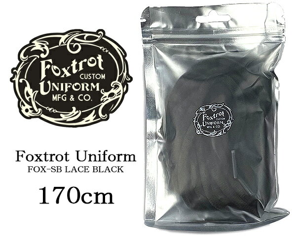 Foxtrot Uniform FOX-SB LACE BLACK 170cm fadesb-blk-170 եåȥå ˥ե Х륷塼졼 170cm ֥å ʱ߷ ơ ˡ ɳ