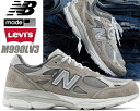 NEW BALANCE M990LV3 LEVIS MADE IN U.S.A. GREY width D j[oX ~ [oCX M990 V3 R{[V fj 990