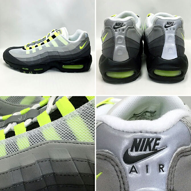 NIKE AIR MAX 95 OG black/volt-medium ash-dark pewter 554970-071 ナイキ エアマックス95 イエローグラデ グラデーション ネオンイエロー 1995 エア マックス 95