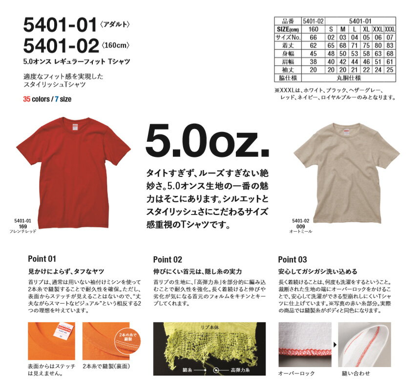 Tシャツ メンズ 半袖 無地 UnitedAthle ユナイテッドアスレ 5.0オンス レギュラーフィットTシャツ スポーツ カラー 運動会 文化祭 イベント【5401-01】送料無料 通販M15