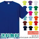 Tシャツ ドライ メンズ 無地 半袖 UnitedAthle ユナイテッドアスレ 4.7オンス ドライシルキータッチTシャツ ローブリード 吸汗速乾 スポーツ送料無料 通販A1