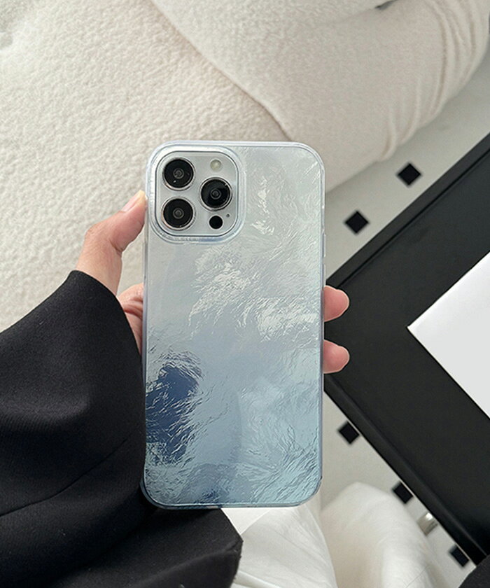クリア グラデーション テクスチャ iPhoneケース TPU かわいい アート エレガント ...