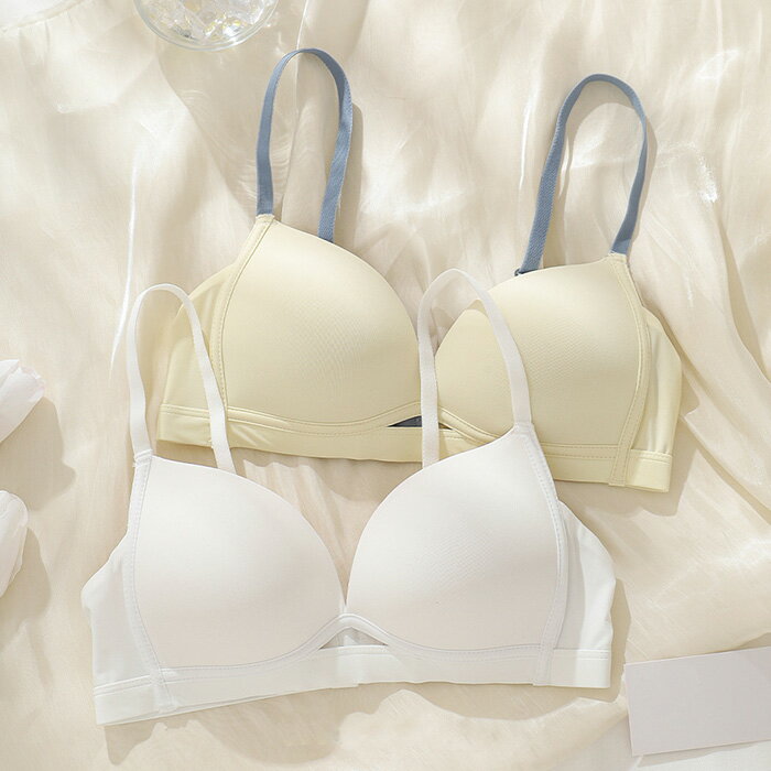 【ノンワイヤー パット一体化 通気性 ブラジャー ショーツ 上下2点セット】らくちん ショーツ セット ..