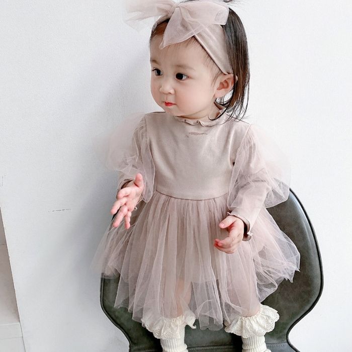 ベビードレス ベビー服 子供服 1歳〜3歳 赤ちゃん 乳幼児 女の子 ワンピース ドレ...