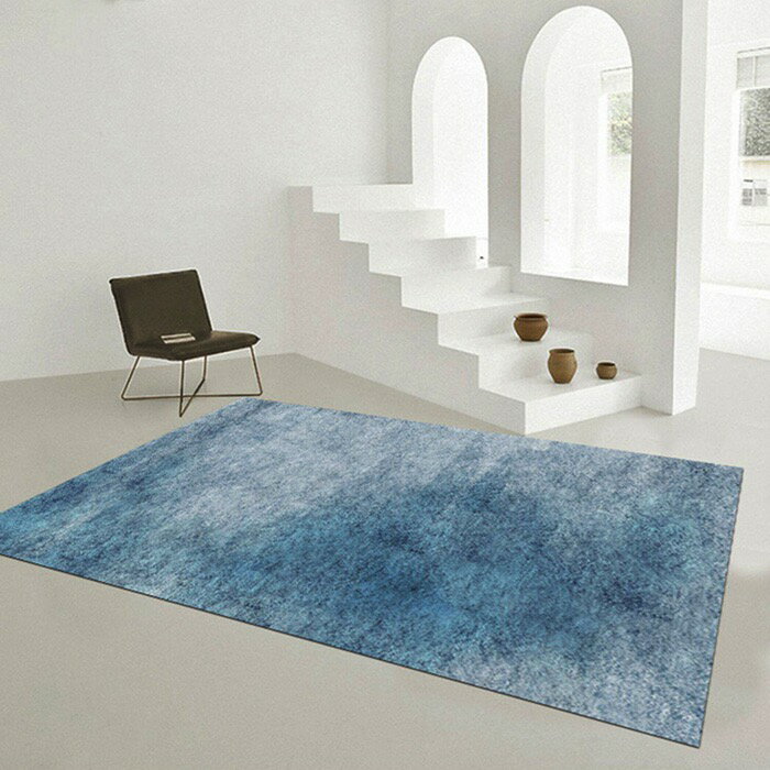 Rakuten - ラグ ART RUG 水彩風 アートラグ ラグ 滑り止め付き 手洗い可 四角 スクエア 長方形 グラデーション カーペット インテリア リビング オールシーズン オシャレ おしゃれ クール モダン アート 水彩 北欧 シンプル ナチュラル 送料無料 Shes