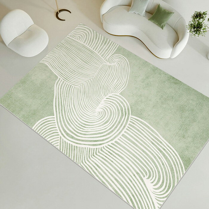 Rakuten - ART RUG 和モダン アートラグ ラグ 滑り止め付き 手洗い可 円形 円型 丸 四角 長方形 カーペット インテリア リビング オールシーズン オシャレ おしゃれ 北欧 シンプル ナチュラル モダン 送料無料 Shes
