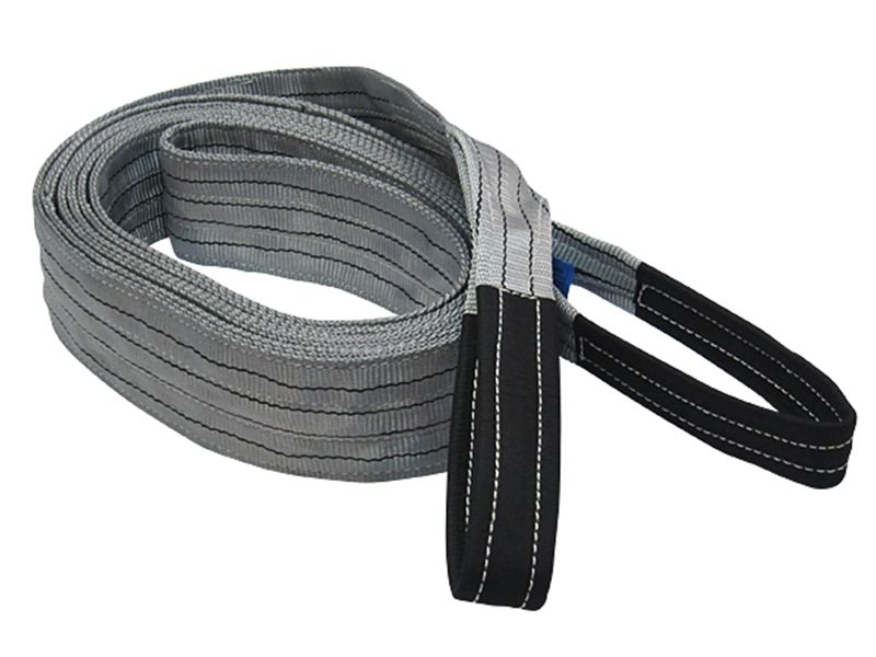 フリーク　ベルトスリングE型（両アイタイプ） 幅 100mm 長さ 8m　メーカー直送 　荷役作業にベルトスリング！