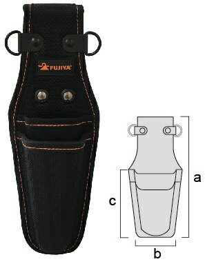 ウエストラインシリーズペンチホルダー ペンチ2段差し PN-12 工具収納 腰袋 道具袋 電工バケツ 電工バ..
