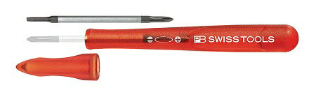 PB SWISS TOOLS 168-0-30 差替式精密ドライバー レッド