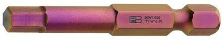 ●差込角(”HEX)：1/4(6.3mm)●サイズ(mm)：3●全長(mm)：50●ボール溝中心から後端までの長さ(mm)：9.5●質量(g)：9●強度と精度に優れた差込角1/4”(6.35mm)の段付き六角ビットです。＊こちらの画像は統一イメージ画像になります。