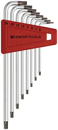 411BH/6-25 L型イジリ止メヘクスローブレンチセット (PB SWISS TOOLS)(2023) 取り寄せ商品納期かかります