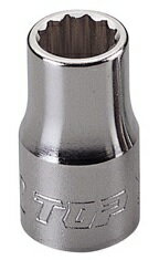 樂天商城 - トップ工業 ソケット（差込角9.5mm) 19mm S-319ボルト・ナットの締め緩め 機械設備の保守点検・組立・自動車整備(4975180798633)