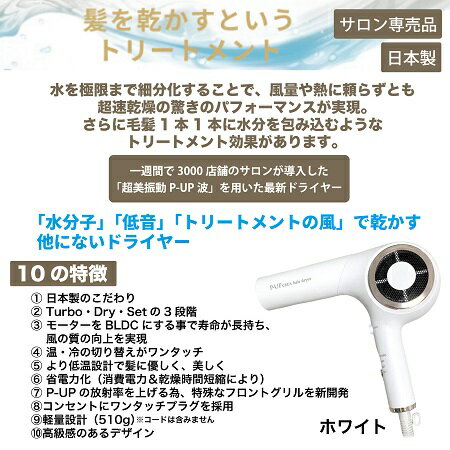 100%新品セール 新品 低温 トリートメントドライヤー P-UP ピーアップ