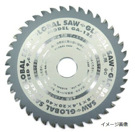 アルミ・非鉄金属用チップソー GA-165E●アルミ・銅・その他の非鉄金属の薄物切断に最適用途　アルミサッシ・アルミサイディング・アルミ型材・アルミ板材サイズ(mm)外径165×刃厚2.0×本体厚1.6×穴径20×歯数50最高回転速度(min-1)6000切断厚目安(mm) 3.0刃形記号 BC＊画像は統一イメージ画像です。＊沖縄、 一部離島は別途送料がかかります。（北海道も別途送料)