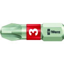 Wera ヴェラ #3x25mm (+)ドライバービット(ステンレス) 071012