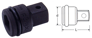 インパクト用ソケットアダプター　9.5mm トップ工業(TOP)