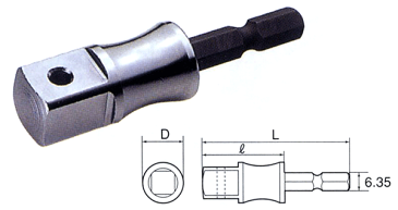 電動ドリル用インパクトソケットアダプター（インパクト対応） トップ工業(TOP)