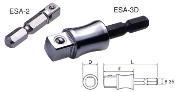 電動ドリル用ソケットアダプター（インパクト対応） トップ工業(TOP)