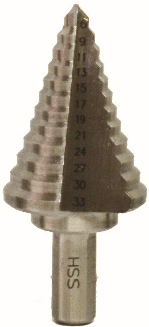 丸軸ステップビット(HSS) ST-3E(6〜33) ライト精機