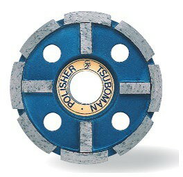 ツボ万 ダイヤモンドポリッシャ ポリッシャ十字100 (22穴) FWM-100Cx22 (ショックアブソーバー無し)