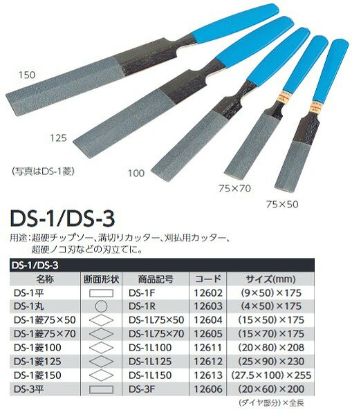 ツボ万 ハンドシャープナーDS-1菱125 DS-1L125