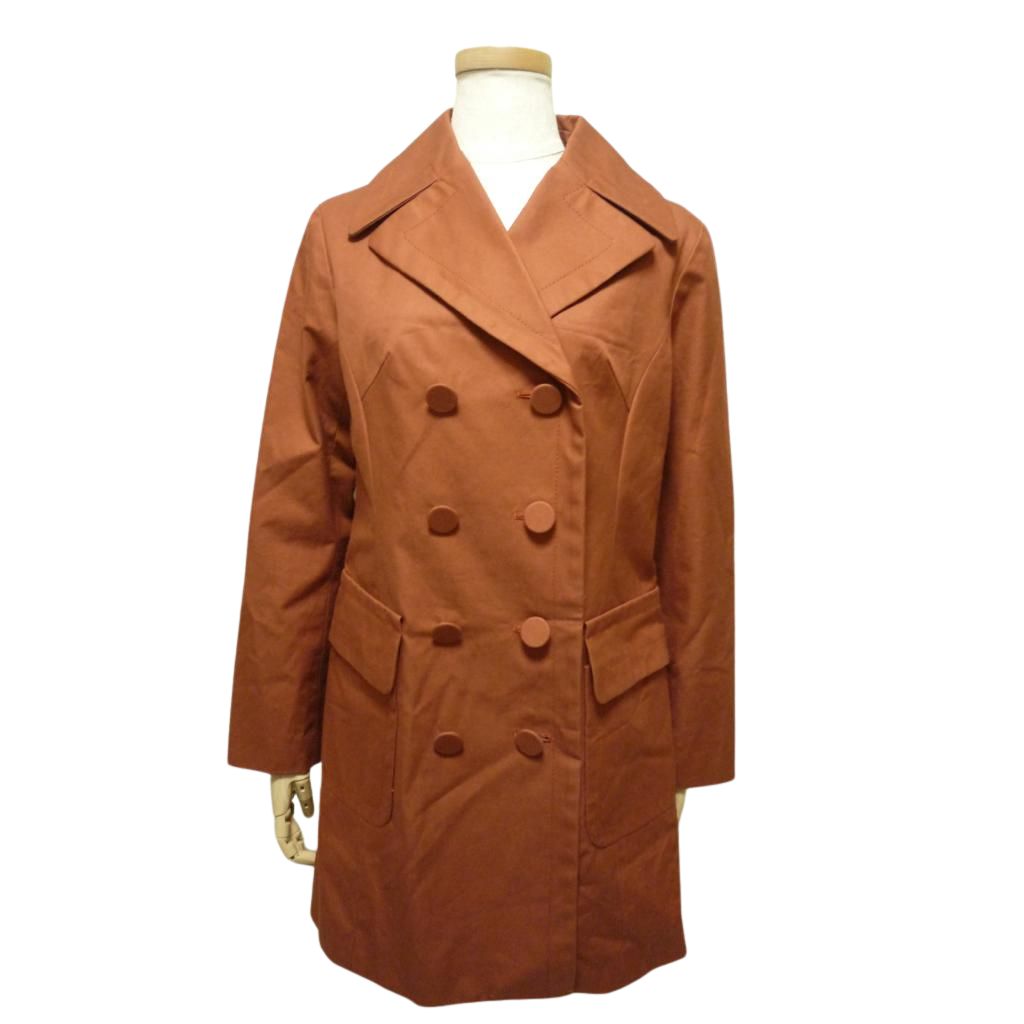 Rakuten - 【中古】MANNA マンナ トレンチコート 美品 オレンジブラウン系