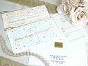 フィオラ 招待状 10部セット 印刷なし 手作り キット ペーパーアイテム 結婚式 披露宴 ウエディング 花 リゾート おしゃれ