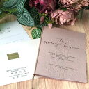 ペルーサ 招待状 10部セット 印刷なし 手作り キット ペーパーアイテム 結婚式 披露宴 ウエディング 花 フラワー ピンク ベージュ くすみ カラー ナチュ...