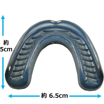 マウスピース マウスガード ショックディフェンス アスリートマウスピース 黒×クリア LINDSPORTS リンドスポーツ