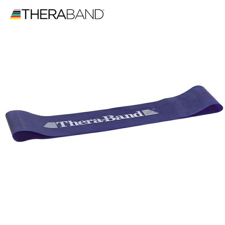 セラバンド TheraBand セラバンドループ ブルー 青 エクストラヘビー Lサイズ 円周90cm トレーニングチ..