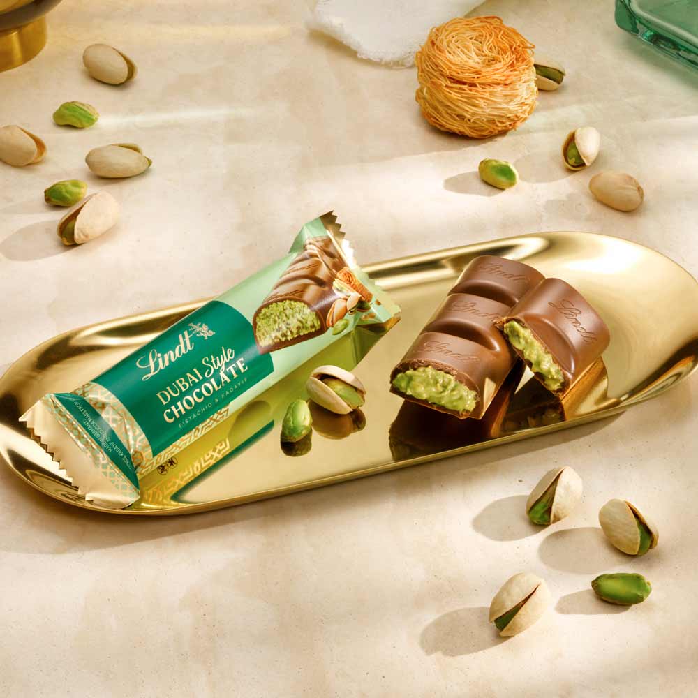 【公式】 リンツ Lindt チョコレート ドバイスタイルチョコレート バー｜夏ギフト ドバイチョコレート ドバイチョコ ピスタチオ カダイフ チョコ ギフト プレゼント プチギフト 可愛い 洋菓子 スイーツ お菓子 おしゃれ 個包装 おつまみ リンツチョコ lindt-chocolate-10002119 リンツ チョコレート 楽天市場店 サンプル画像3