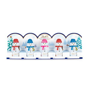 リンツ チョコレート Lindt クリスマス限定 ミニスノーマン 10gx5| ギフト 洋菓子ギフト かわいい おしゃれ お菓子 スイーツ プチギフト オシャレ プレゼント 可愛い 手土産 内祝い 内祝いお返し お礼 リンツチョコ 誕生日 クリスマス X’mas 冬ギフト
