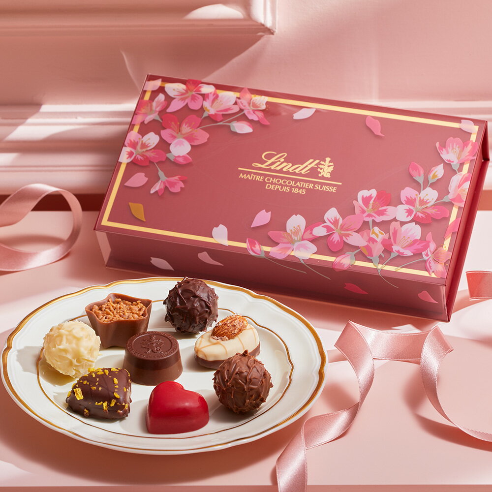 リンツ Lindt チョコレート ホワイトデー メートル・ショコラティエ セレクション スプリング 8個入｜ホワイトデー チョコ トリュフ ギフト プレゼント プチギフト おしゃれ 可愛い 洋菓子 スイーツ お菓子 個包装 小分け リンツチョコ 誕生日 手土産 お礼 お返し 職場